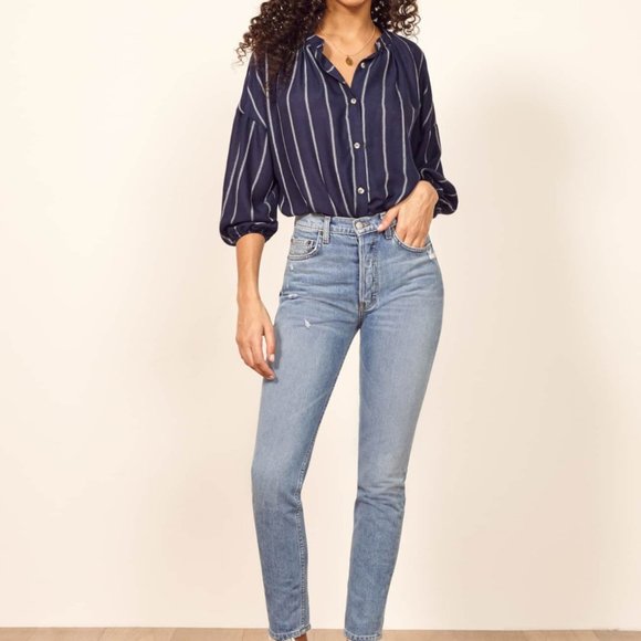 BNWT Reformation Melissa High and Skinny Jeans - Picture 1 of 1